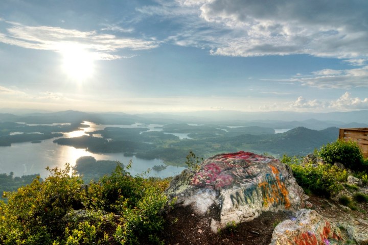 a view of a mountain