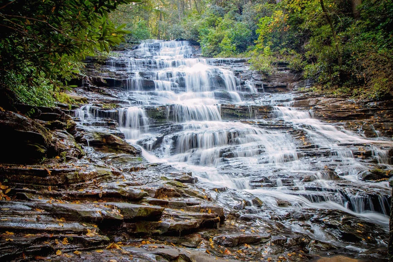 Popular Minnehaha Falls Metal Print, Georgia Waterfall, Lake Rabun, North Georgia, Multitiered Cascade, Atlanta Hikes, Waterfall Driving Tour